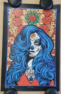 Poster Todd Slater Mexicali stampa arte blues #/125 Grateful Dead - Foto 1 di 6