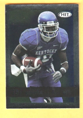 Keenan Burton Kentucky Wildcats 2008 SAGE HIT Silver #19 Louisville Manual 11E - Image 1 of 2