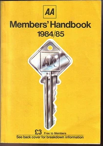 AA Book Automobile Association Handbook 1984-85 - Picture 1 of 1