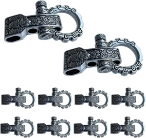 Paracord Schnallen Bogenverschlüsse Schraubstift Ankerschäkel verstellbar Schäkel Schnallen - Bild 1 von 12