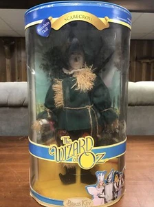 WIZARD OF OZ Brass Key Keepsakes SCARECROW 14" Porcelain Doll Collectible ~ NEW - Picture 1 of 12
