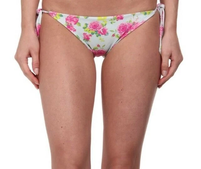 TORI PRAVER JESS Mujer Traje de Baño Floral Bikini Parte Inferior Casablanca Rosa Talla S Foto 1 de 2