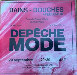 DEPECHE MODE BAINS-DOUCHES + FEEDBACK MULTICOLOR SPLASH VIMYL - Imagen 1 de 2