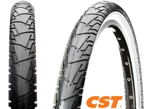 CST Bike Tyre 26" x 2.125" Cruiser City MTB Traditional Classic Whitewall Beach - Picture 1 of 2