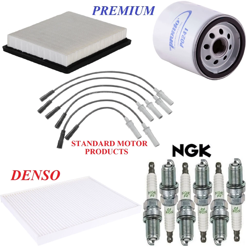 Настраиваемый комплект фильтров провода свечи зажигания подходят для DODGE GRAND CARAVAN V6; 3,3 л 2007 - Изображение 1 из 1