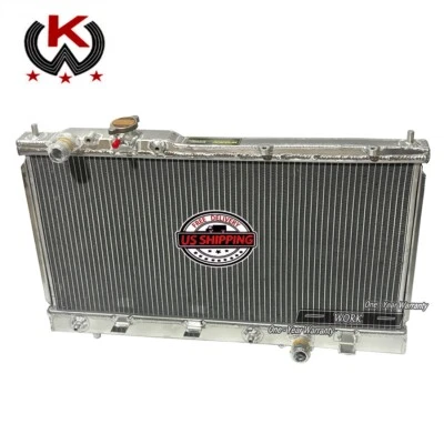 #2303 Aluminum Radiator Fits 1999-2003 2002 Mazda Protege Protege5  1.6 1.8 2.0L - Image 1 of 4