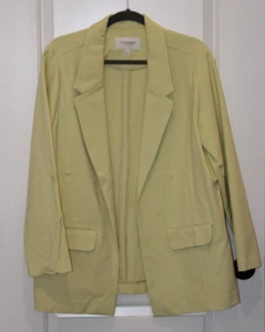 Liverpool Los Angeles Größe 1X Boyfriend vorne offen Ponte Strickblazer Academia - Bild 1 von 11
