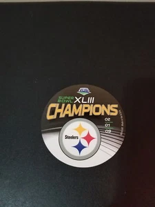 Pittsburgh Steelers NFL 4" Super Bowl XLIII Champions Magnet Mint Rare - Picture 1 of 2
