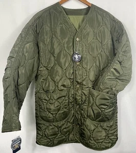Lucky Brand Women's XS Longline Quilted Liner REVERSIBLE Jacket Olive NWT - Picture 1 of 13