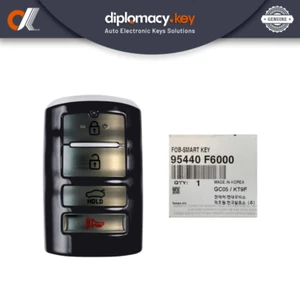 Genuine KIA Cadenza 2017 Smart Remote Key 4 Buttons 433MHz 95440-F6000 - Picture 1 of 3