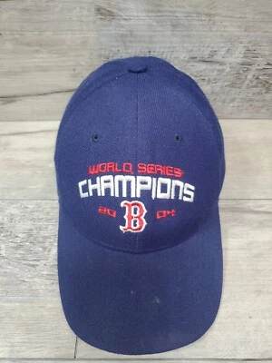 Vintage 2004 Boston Red Sox World Series Championships Cap Hat Adjustable Strap - Image 1 of 4