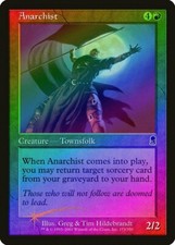 Anarchist FOIL Odyssey PLD Red Common MAGIC THE GATHERING MTG CARD ABUGames