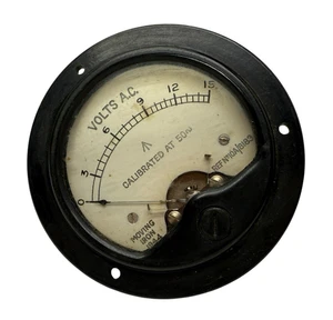 Vintage Volts A.C Gauge Meter moving coil 1944 - Picture 1 of 3