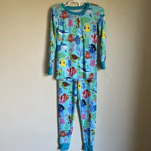 Little Sleepies Nemo’s Reef zweiteiliges Pyjama-Set Größe 4T - Bild 1 von 4