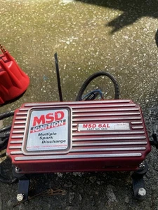 MSD Red 6al Ignition box,85551 Distributior, Blaster Coil - Picture 1 of 9