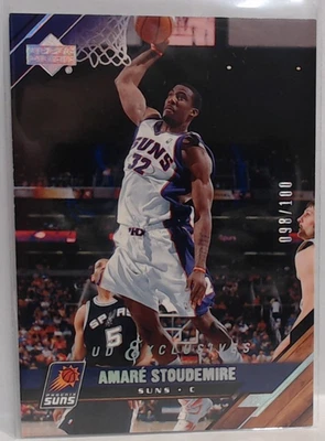 2005-06 UPPER DECK UD EXCLUSIVES AMARE STOUDEMIRE #147 SP 98/100 SUNS - Image 1 of 2