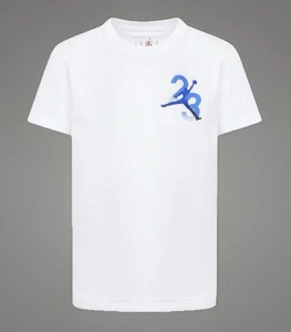 Jordan Jumpman Graphic T-Shirt 1984 Age 7 White & Blue - Picture 1 of 4