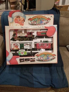 Juego Vintage Años 80 Bright Santa's Christmas Express Nº 187 Caja Original Completo - Imagen 1 de 20