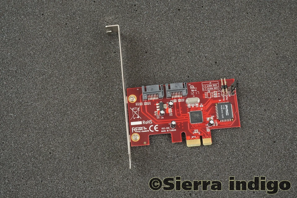 Addonics AD2SA3GPX1 PCIe 2 Port SATA RAID Card i103-00e - Image 1 of 1