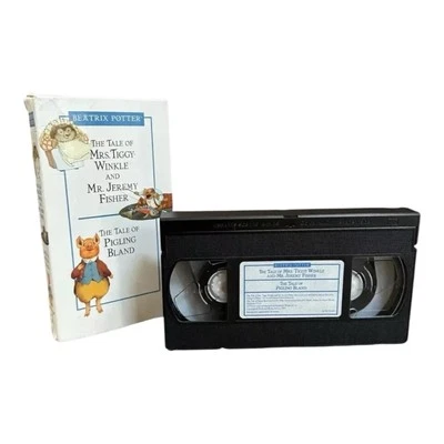 Beatrix Potter Tales Of Mrs Tiggy-Winkle & Mr Jeremy Fisher & Pigling Bland VHS - Image 1 of 4