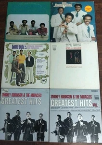 Smokey Robinson Motown Lp Lot Rare Miracles Import Promo Tamla Impressions Time - Picture 1 of 3