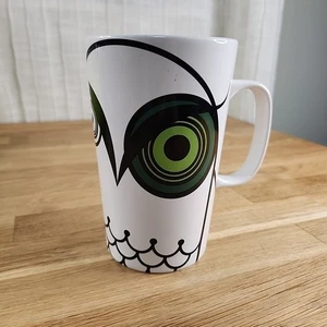Starbucks grünäugige Eule groß Kaffeebecher Tasse 16 Unzen 2014 - Bild 1 von 9