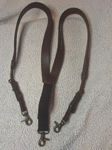 Nocona Belt Co. Herren Standard Bullet Concho Gallus Leder Hosenträger braun - Bild 1 von 11