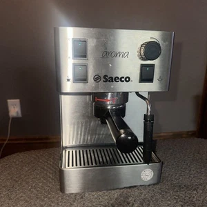 SAECO AROMA STAINLESS STEEL ESPRESSO MACHINE SIN-015 Made In Italy - Picture 1 of 12