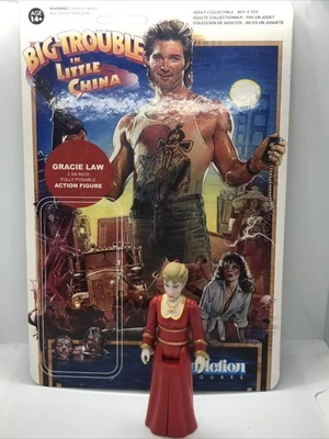 Funko Figuras de Reacción Big Trouble in Little China Gracie Law Tarjeta Dañada Foto 1 de 4