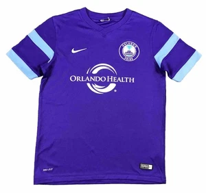 Nike Dri-FIT Orlando Pride Kinder MLS Nike Team Lila Fußball Trikot Größe Medium - Bild 1 von 9
