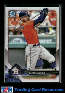 2018 Bowman Chrome #45 Carlos Correa Refractor #/499 - Picture 1 of 2