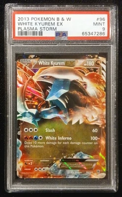 Pokemon White Kyurem EX #96 Ultra Rare B&W Plasma Storm 96/135 - PSA 9 - LOW POP - Image 1 of 2