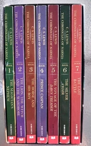 CHRONICLES OF NARNIA Boxed Set C.S. Lewis 7 Books First Scholastic Printing 1995 - Picture 1 of 10