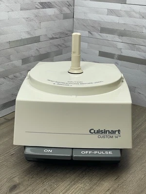 Cuisinart Custom 14 Food Processor DFP-14TX Motor BASE ONLY White Works Great - Image 1 of 4