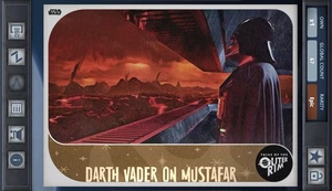 Star Wars Card Trader Tales Of The Outer Rim Bronze Epic Darth Vader On Mustafar - Picture 1 of 1