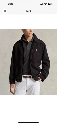 Polo Ralph Lauren Мужская Bi-Swing ветровка куртка черный размер M новый с Ярлыками - Изображение 1 из 4