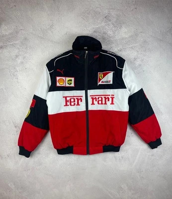 Rare Vintage Y2k Ferrari Racing Formula One Rare Hype Jacket Size M Multicolor - Image 1 of 4