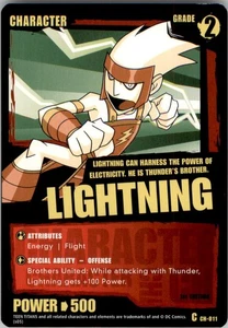2005 Teen Titans CCG 1st Edition Lightning DC Comics - Picture 1 of 2