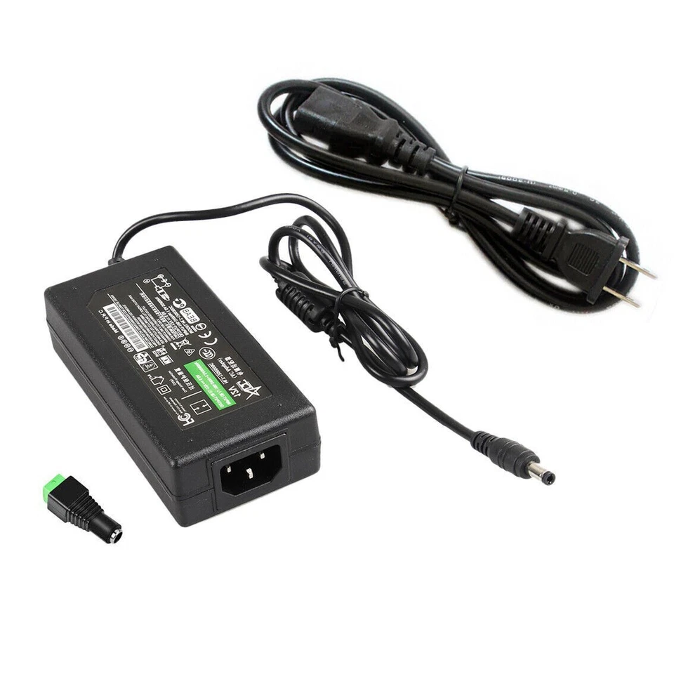 AC 100-240V to DC 12V 1A 2A 3A 5A 6A 8A Power Supply Adapter for LED Strip Light - Image 1 of 4