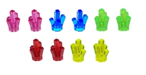 Lot Of 10 Lego Power Miners Power Crystals Random Quantity 10 Very Good Toys - Picture 1 of 3