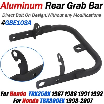 For Honda FourTrax250 1987-1992 Sportrax 300 1993-2007 Rear Wide Grab Bar Bumper - Image 1 of 4