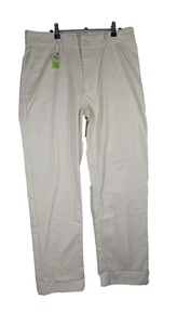 Brixton White Beige Pants Mens 34x32 Relaxed NWT Business Casual Men Workwear - Picture 1 of 19