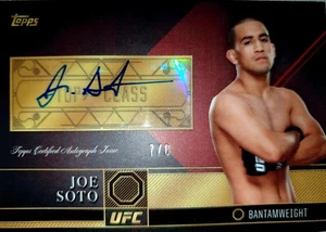 2016 Topps UFC Top of the Class Joe Soto Ruby Red #7/8 - Picture 1 of 2
