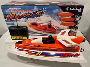 VINTAGE GAMMA RAY RC RADIO CONTROL SPEED BOAT RADIO SHACK - Picture 1 of 23