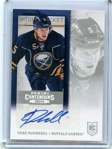 2013-14 Panini Contenders #279 Chad Ruhwedel AU RC - Bild 1 von 2