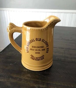 Old Sleepy Eye Western Stoneware Pitcher Burlington IA Vintage Pottery Monmouth - Picture 1 of 6