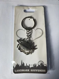 Norfolk Crab Metal Key Chain/Ring With Moving Claws/Legs New & Sealed - Picture 1 of 3