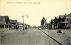 Adams St. North From 7th Ave. Gary IN street Scene Postcard Lake County