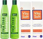 2 Vitasoft Leave-In Hair Treatment As Vitapointe +Tea Tree Shampoo & Conditioner