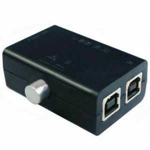 USB Device Sharing Share Switch Box Hub 2 Ports PC Computer Scanner Printer G - Picture 1 of 4